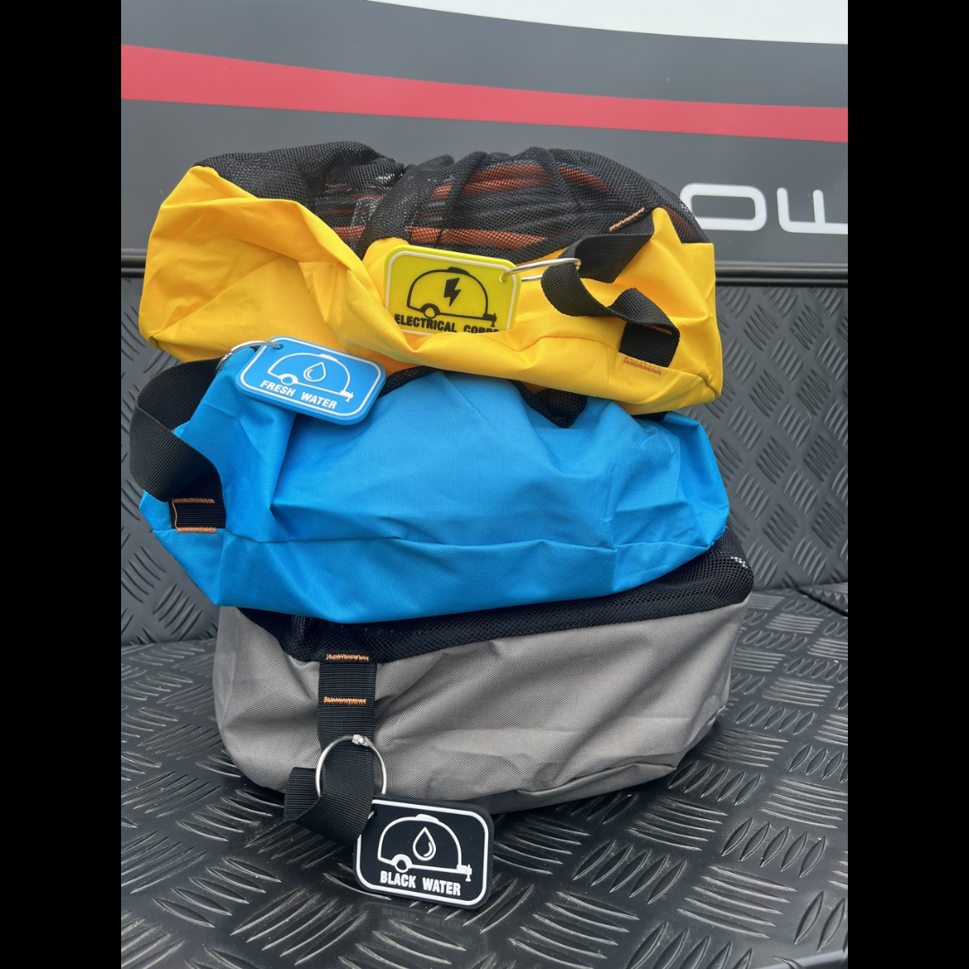 RV Hose Bags 3 Pack – Organised Storage for Caravan Hoses, Leads, and Cords