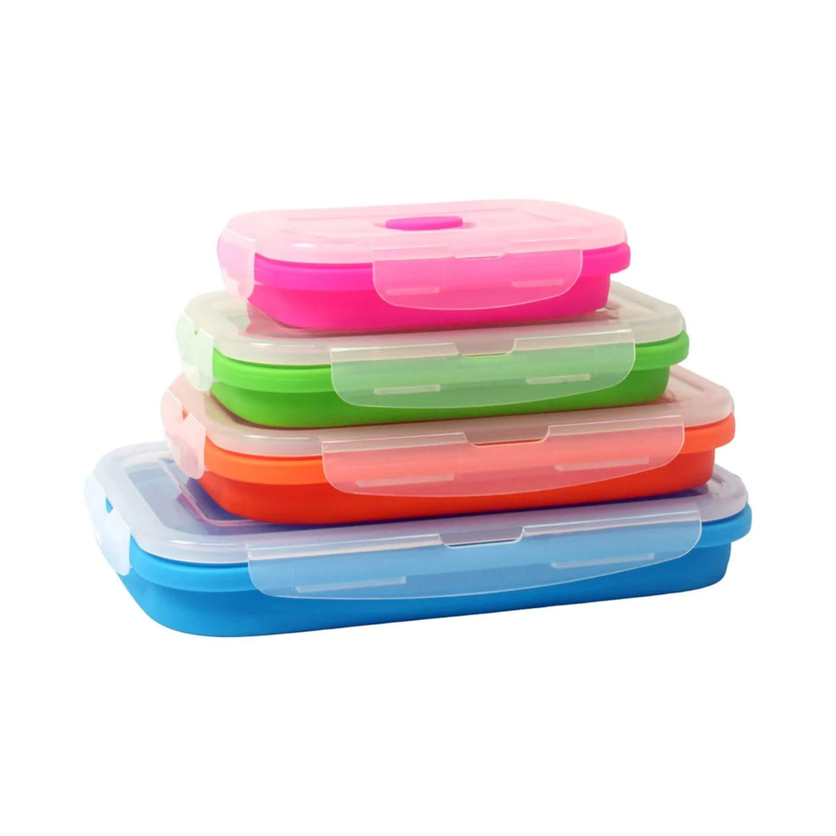 Collapsible Rectangular Containers 4 Set