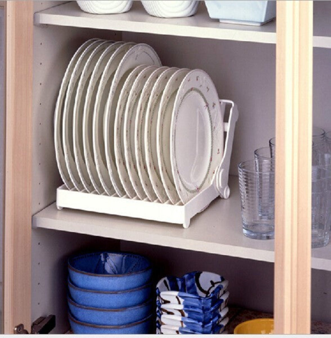 Royal Kitchenware mini folding dish drainer for compact kitchens and caravans, flat or upright design