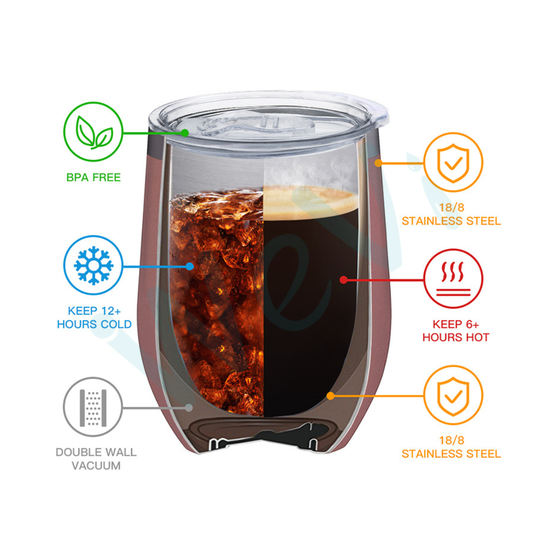 Insulated 340ml Travel Cup for Caravans and Camping