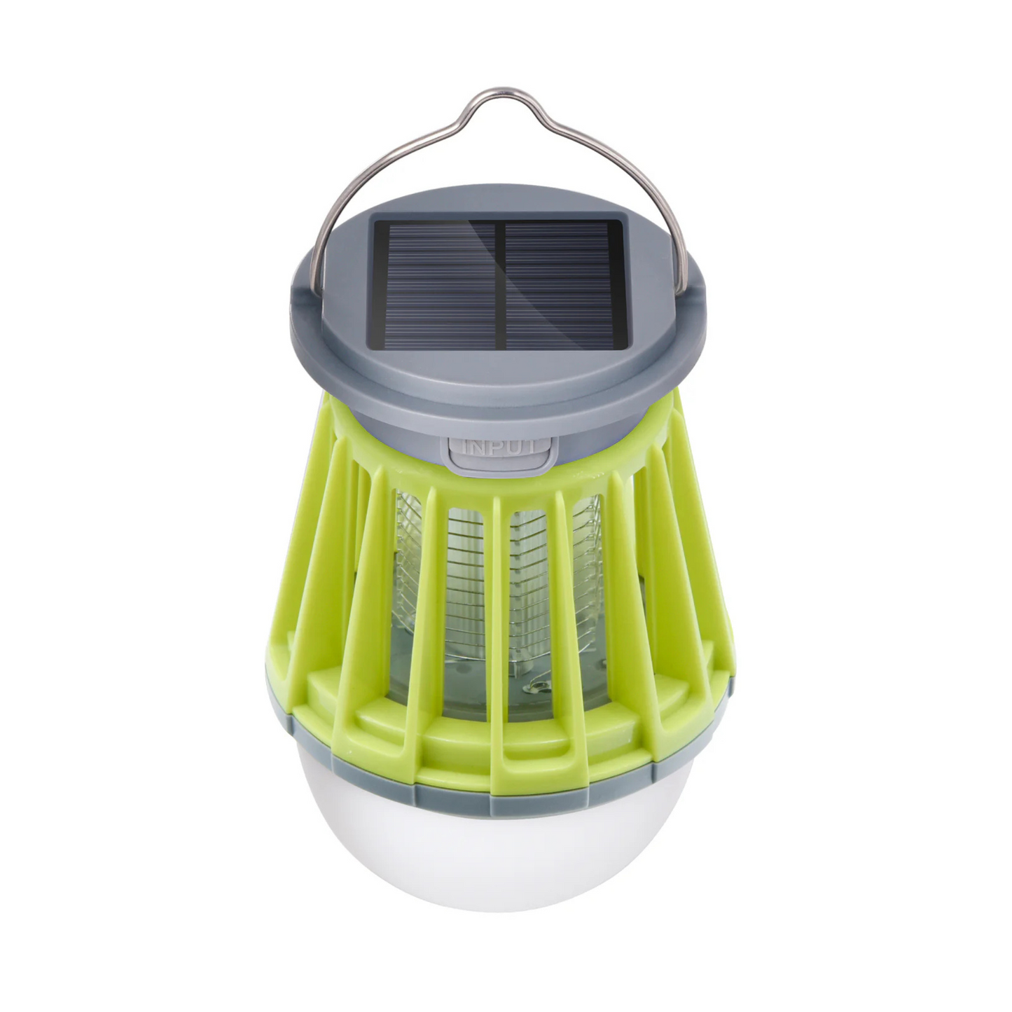 Solar Mosquito Killer Lantern – camping and caravan light with insect zapper, USB-C charging and solar power