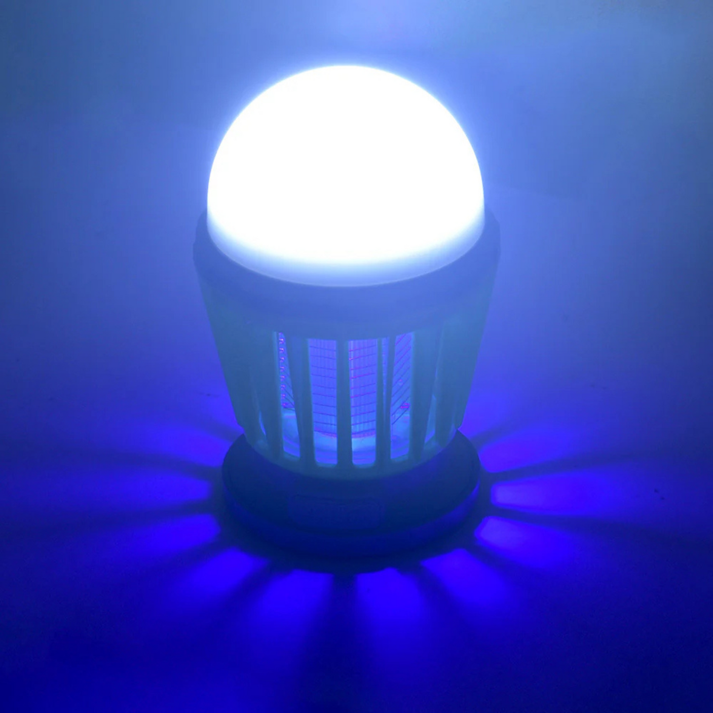 Solar Mosquito Killer Lantern – camping and caravan light with insect zapper, USB-C charging and solar power