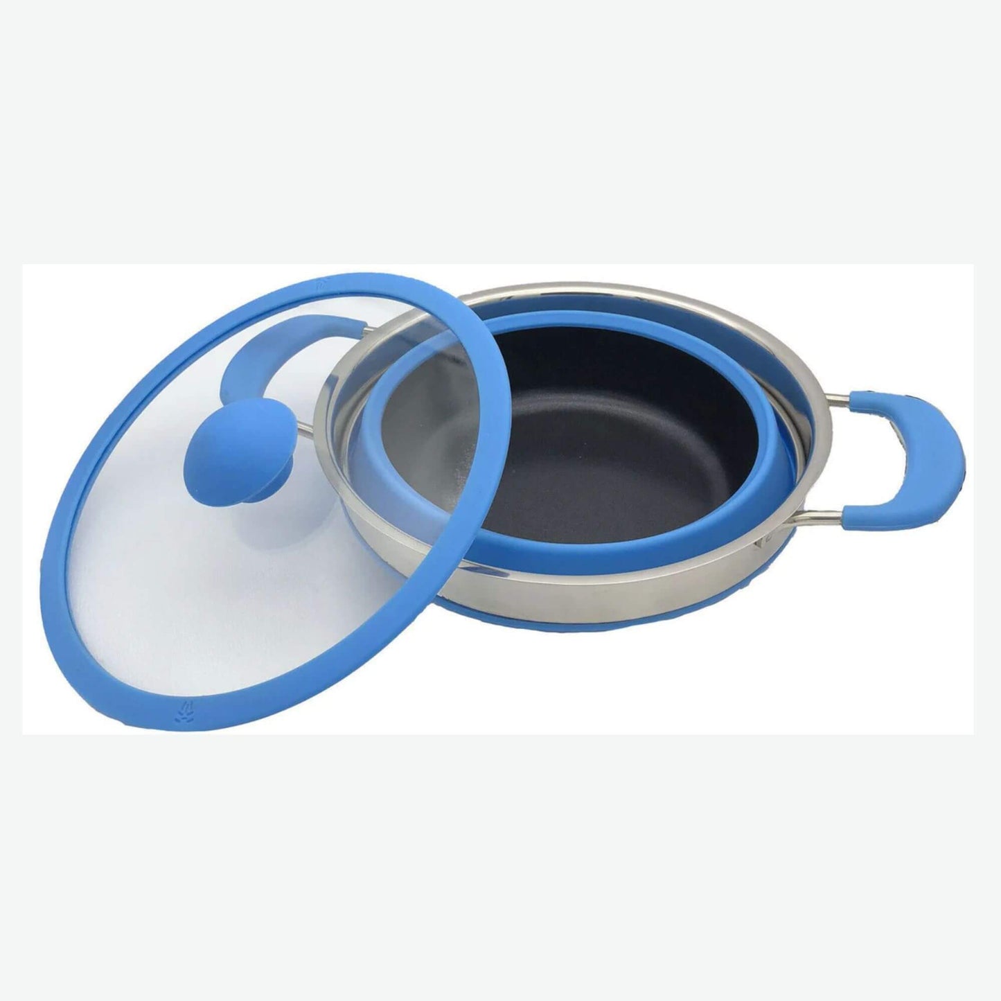 Collapsible 1.5ltr Silicone Pot Non Stick Small