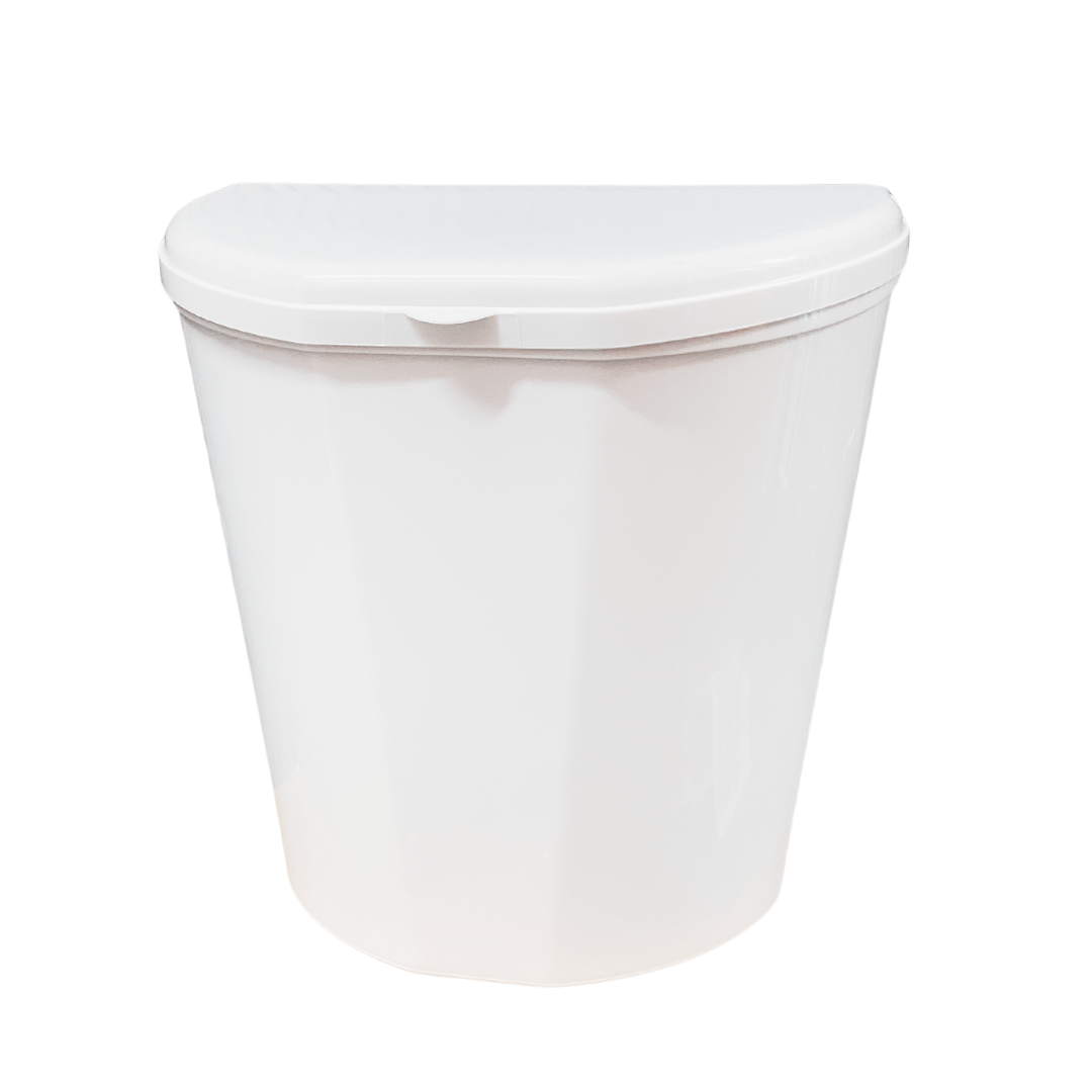 10L waste bin with mounting option for caravan, camping, kitchen, and outdoor use