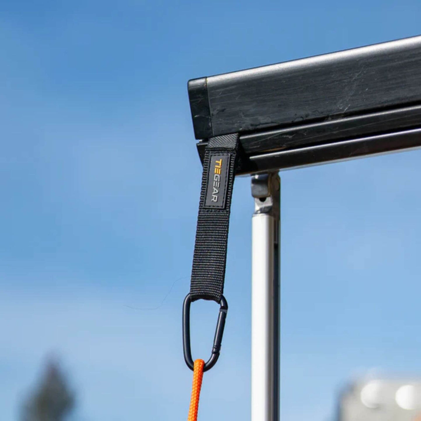 Tiegear Sail Track Loop Pair for caravan and cassette awnings including Fiamma, Dometic, Thule, and Carefree brands