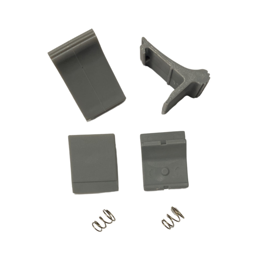 Slider catch set with 2 catches and 2 springs to suit Dometic awnings