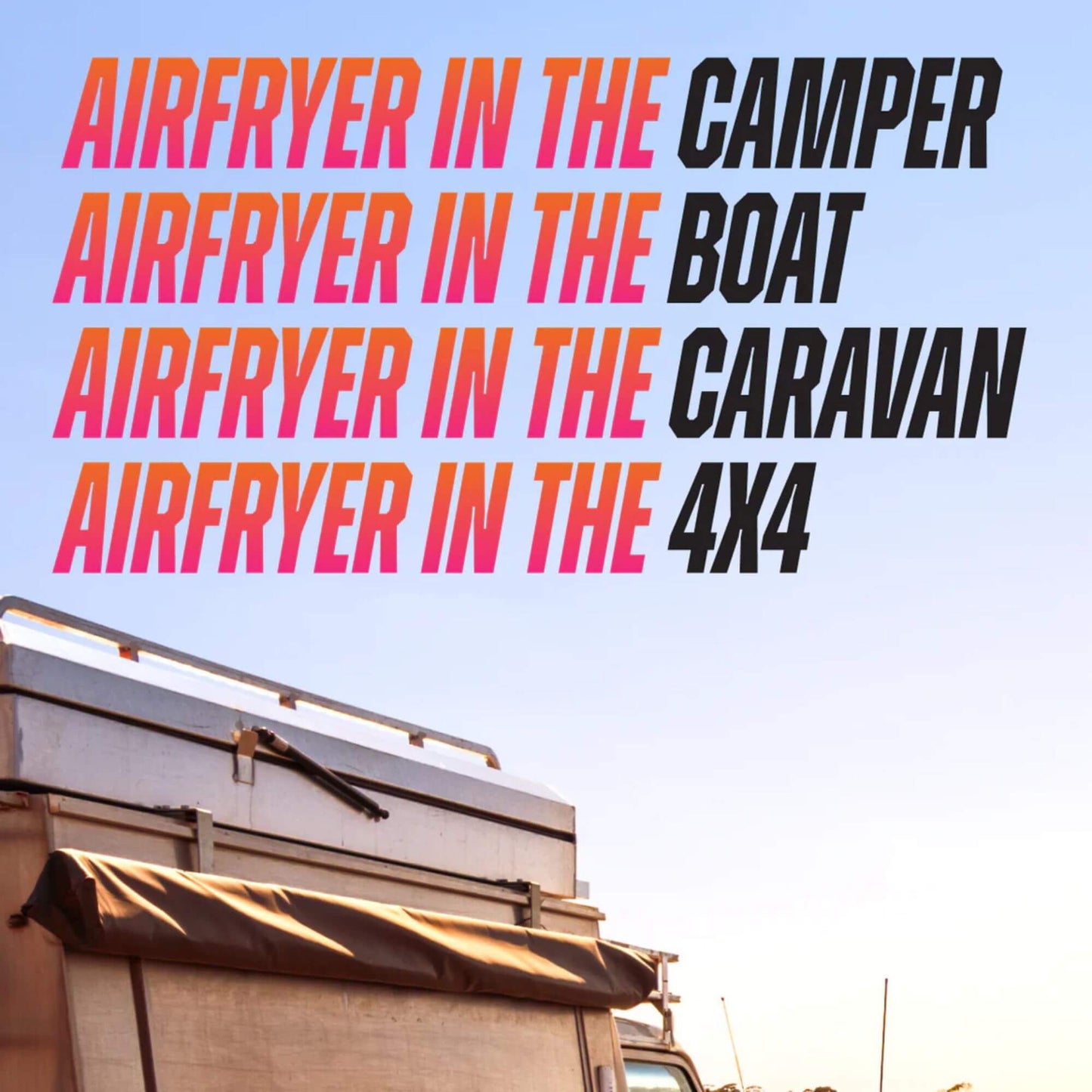 On The Road 300W 12V Air Fryer