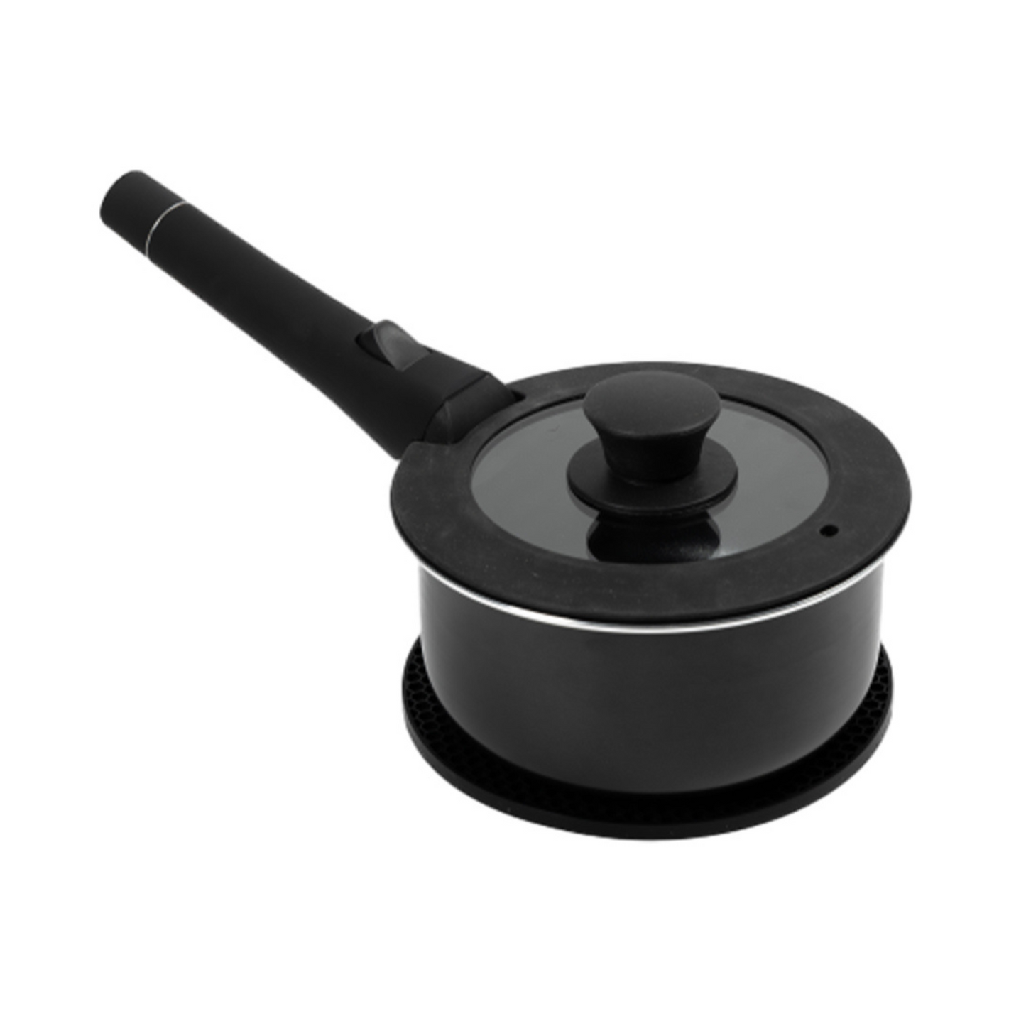 Easy Pack Stackable Smart Pots – non-stick cookware set with detachable handles and silicone lids