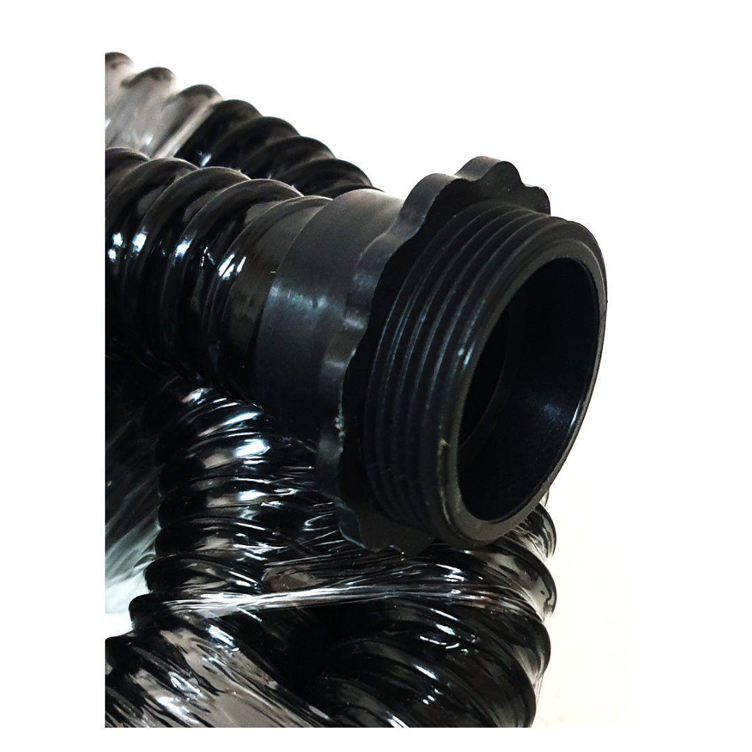 25mm Sullage Hose with 38mm Connectors – Flexible 5mt Caravan Wastewater Hose