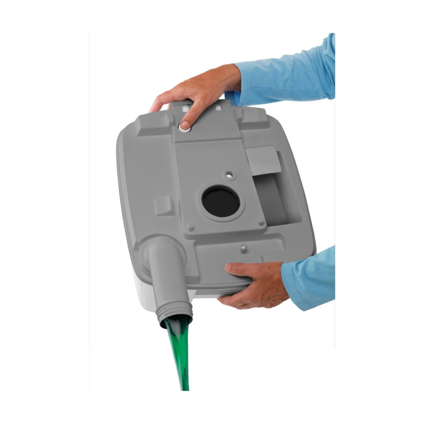 Thetford Porta Potti Qube 365 – Full-Size Portable Toilet with Level Indicator