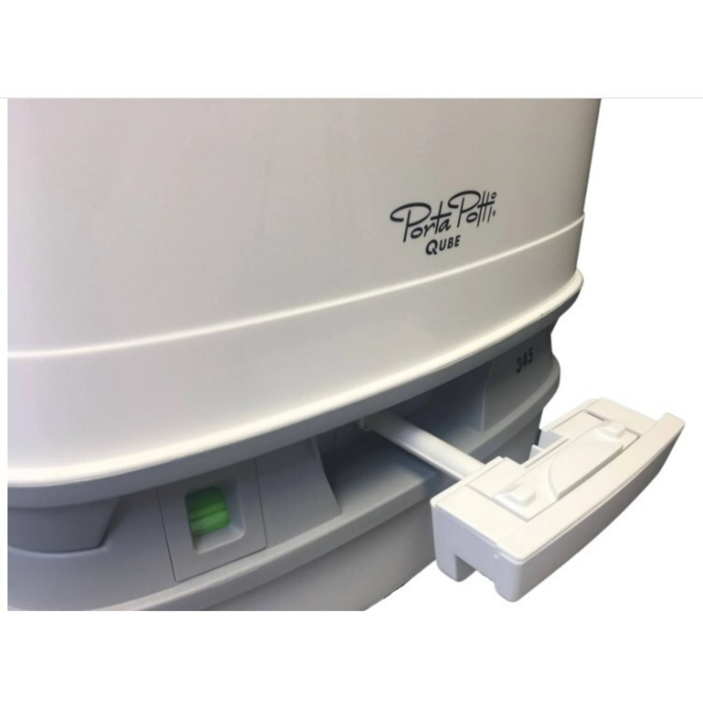 Thetford Porta Potti Qube 345 – Compact Medium Portable Toilet with Level Indicator