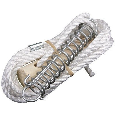Guy rope kit with spring handle, heavy-duty set of 2 for securing caravan awnings and camper trailers