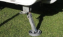 Sand jack pads for caravans and campers, providing stable support on soft ground