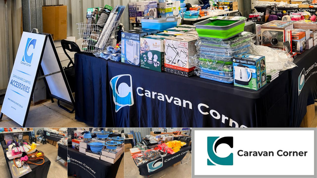 Taking Caravan Corner on the Road