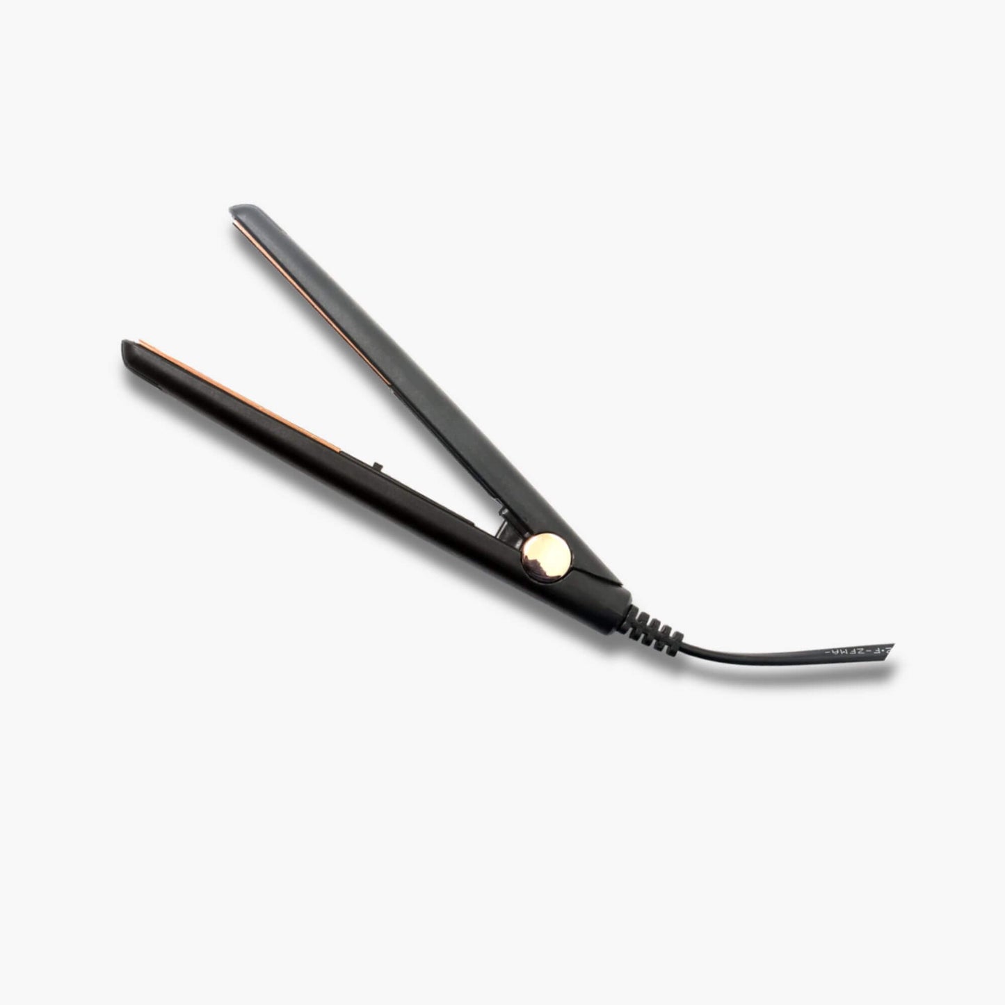 12V Hair Straightener - Black Rose Gold