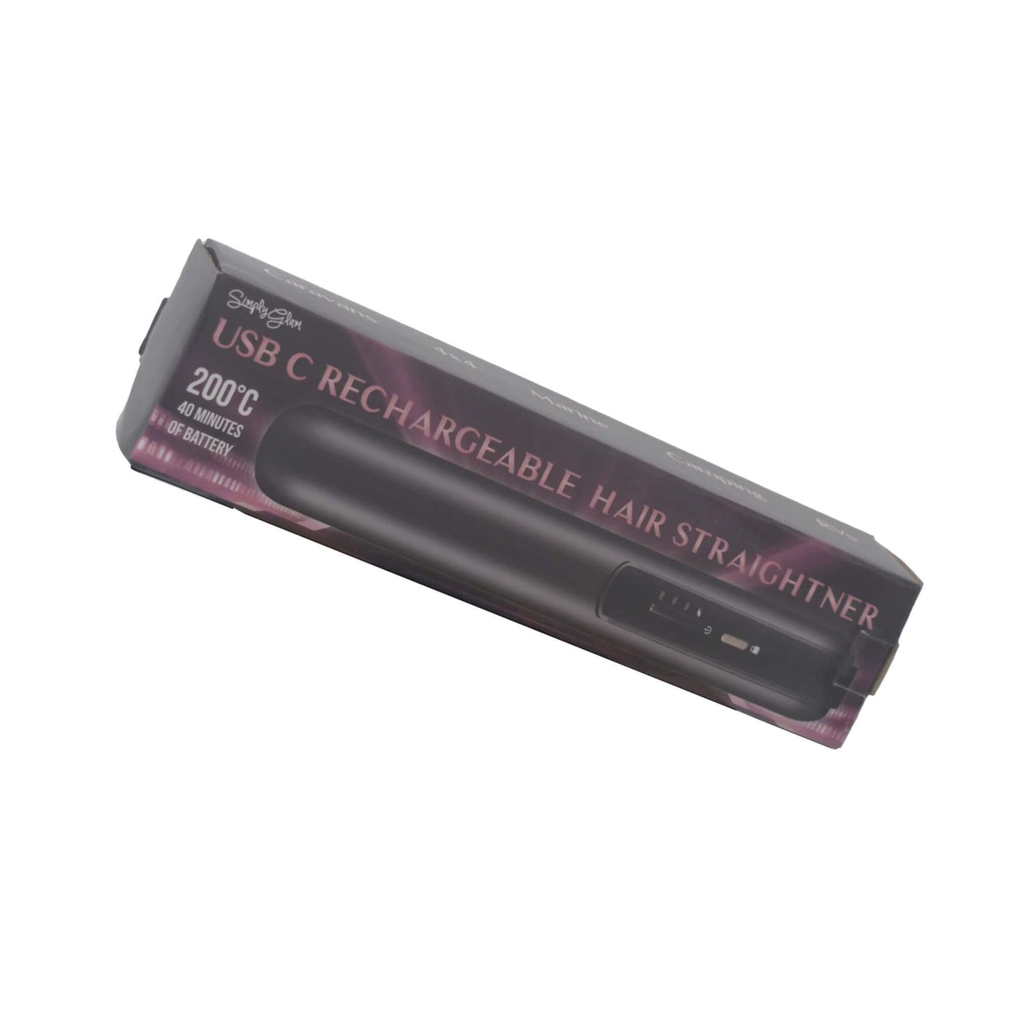 USB-C RECHARGEABLE HAIR STRAIGHTENER