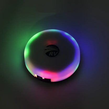 On The Road RV RGB LED string light 10mt with USB-C rechargeable base for camping and caravans