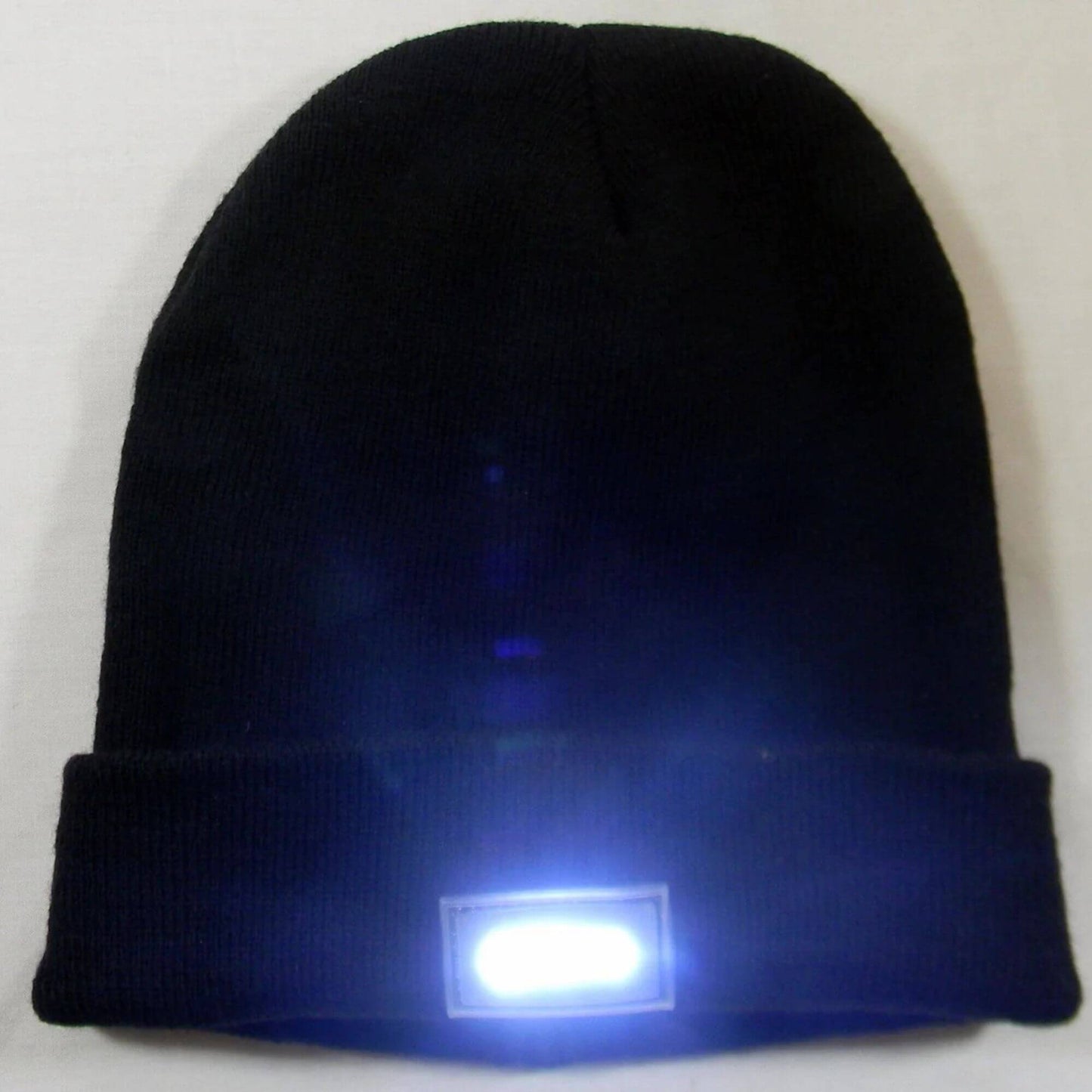 5 LED Beanie Black