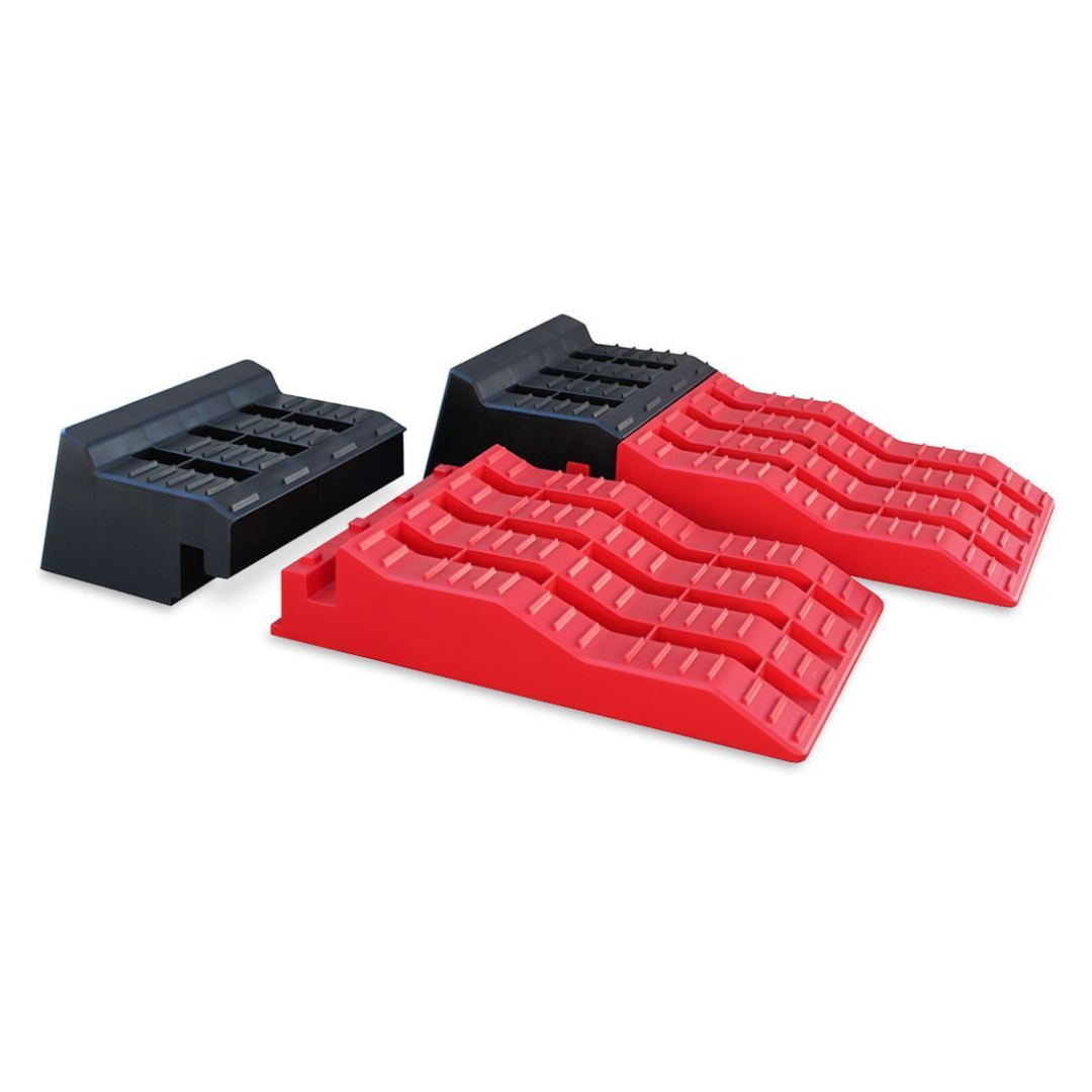 Explore Dual Axle Levelling Ramps CVL2 for caravans and RVs two-piece set