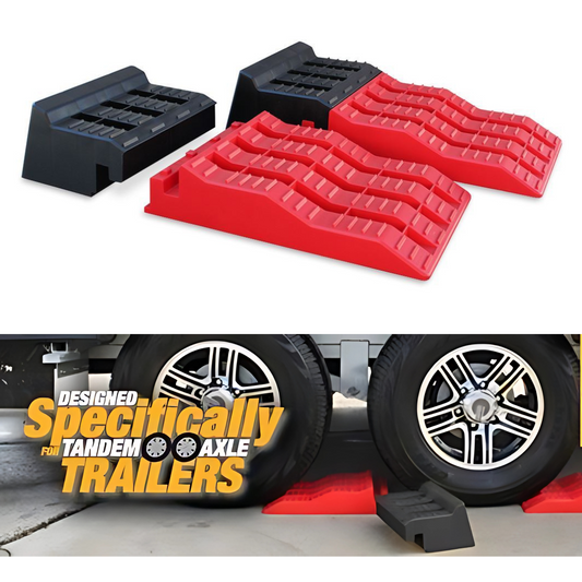 Explore Dual Axle Levelling Ramps CVL2 for caravans and RVs two-piece set