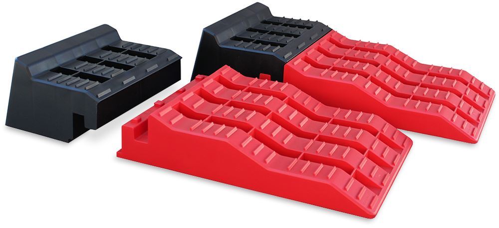 Explore Dual Axle Levelling Ramps CVL2 for caravans and RVs two-piece set