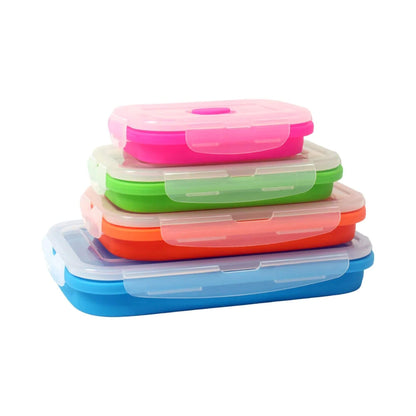 Collapsible Rectangular Containers 4 Set