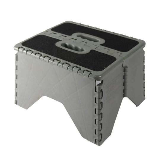 Folding Step Stool - Grey
