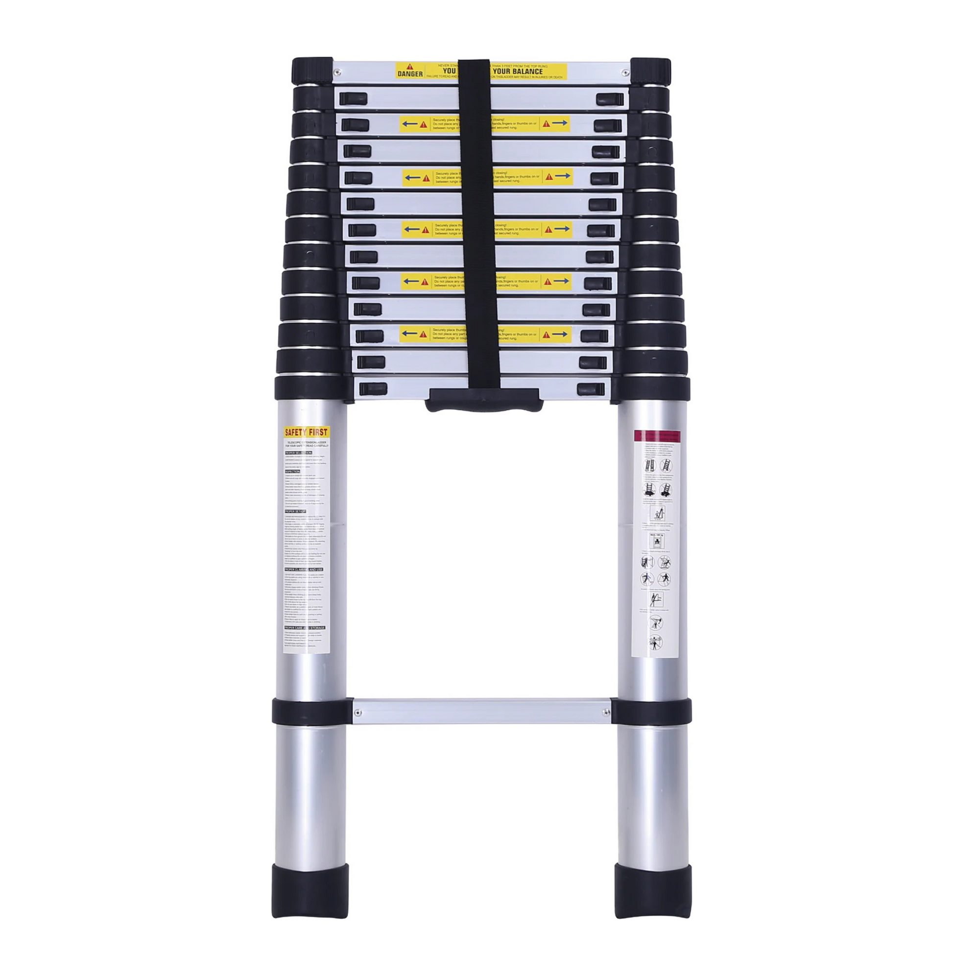 Australian RV Aluminium Telescopic Ladder 3.2m – extendable, lightweight, portable folding ladder