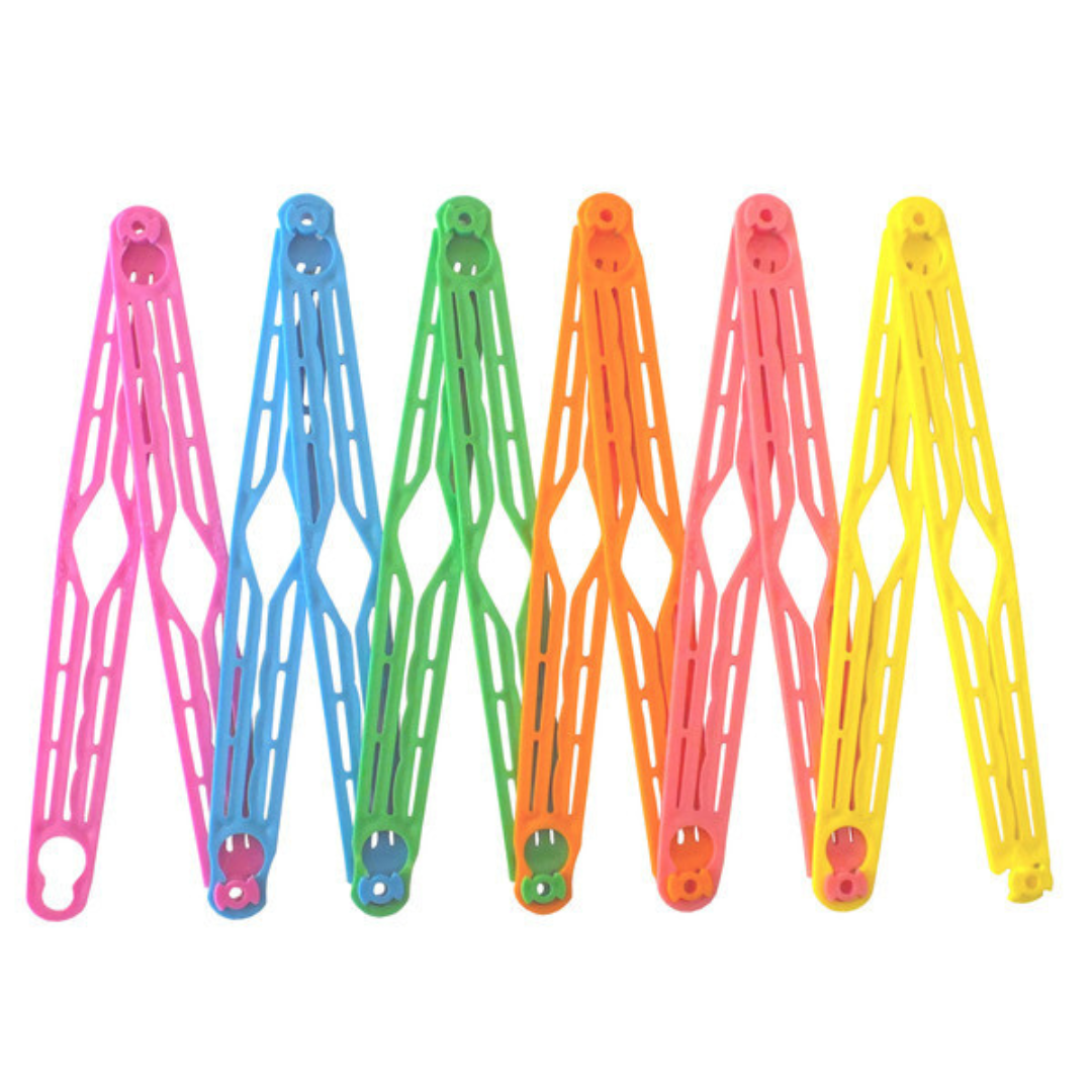 Slide N' Dry Pegless Clothesline with bungee cords for caravans and camping