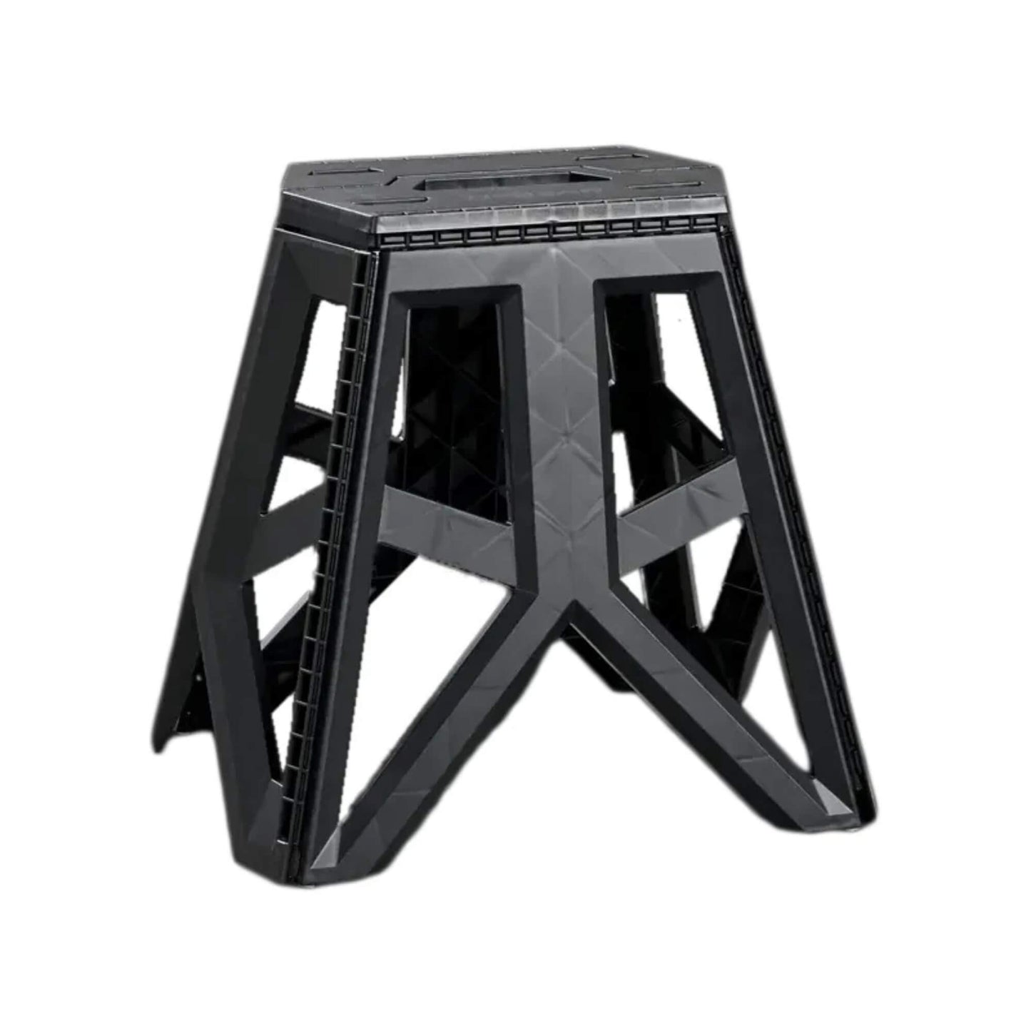 Large black Hex Grip Pro Step showing durable ABS construction and wide non-slip surface