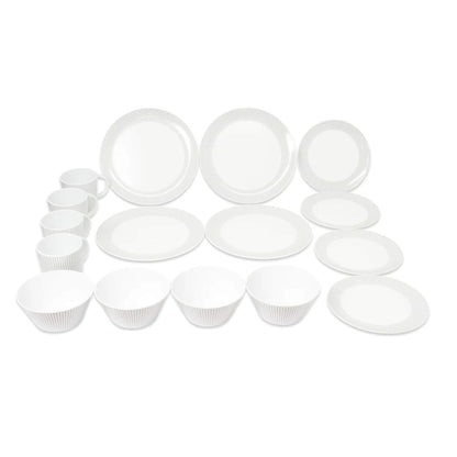 Lightweight RPET dinnerware set for caravans and camping