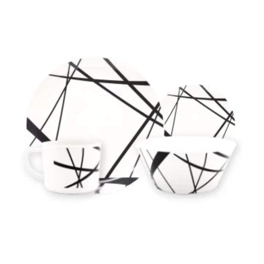 Lightweight RPET dinnerware set for caravans and camping