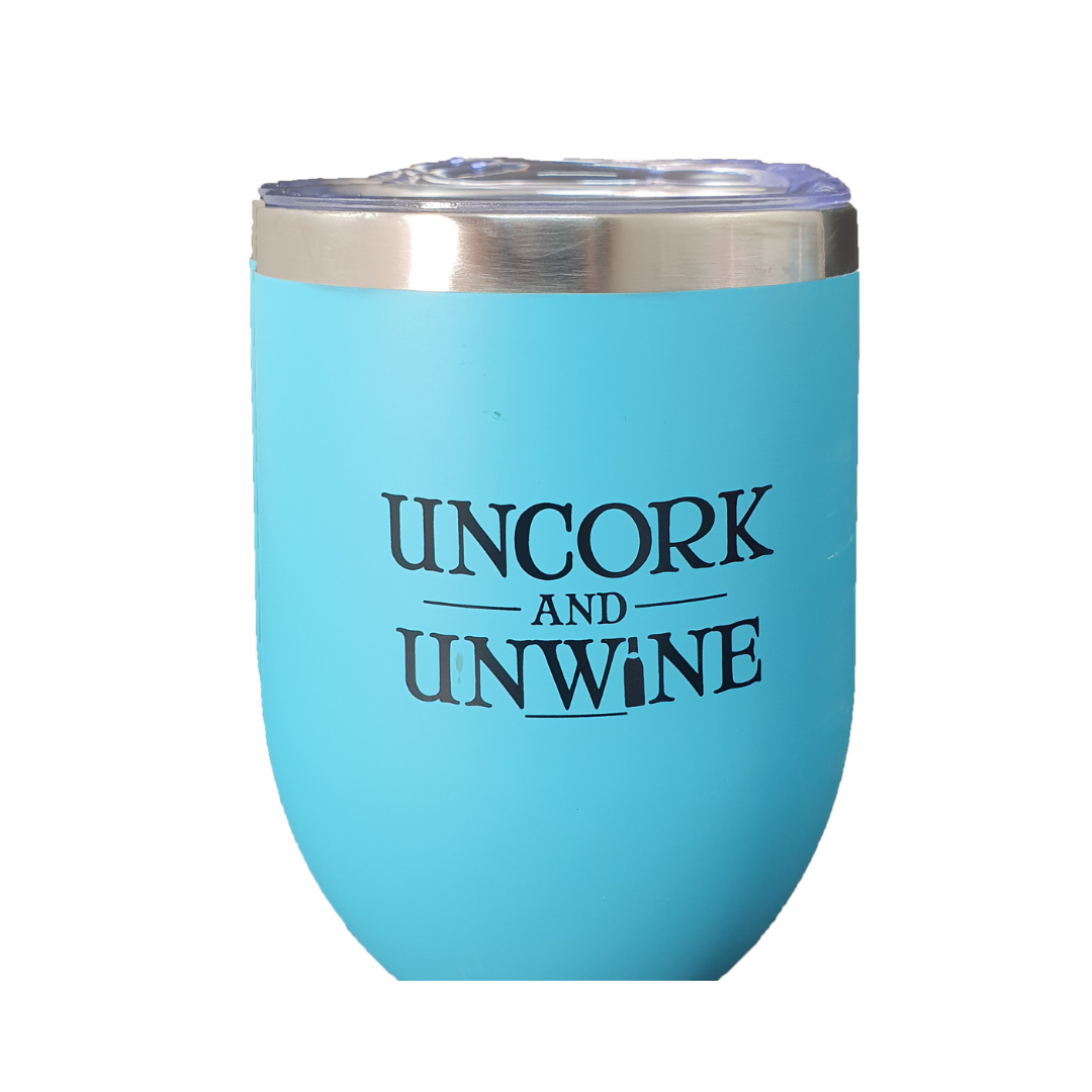Green Keep Cup – Uncork and Unwine Insulated 340ml Stainless Steel Travel Cup for Camping and Caravans