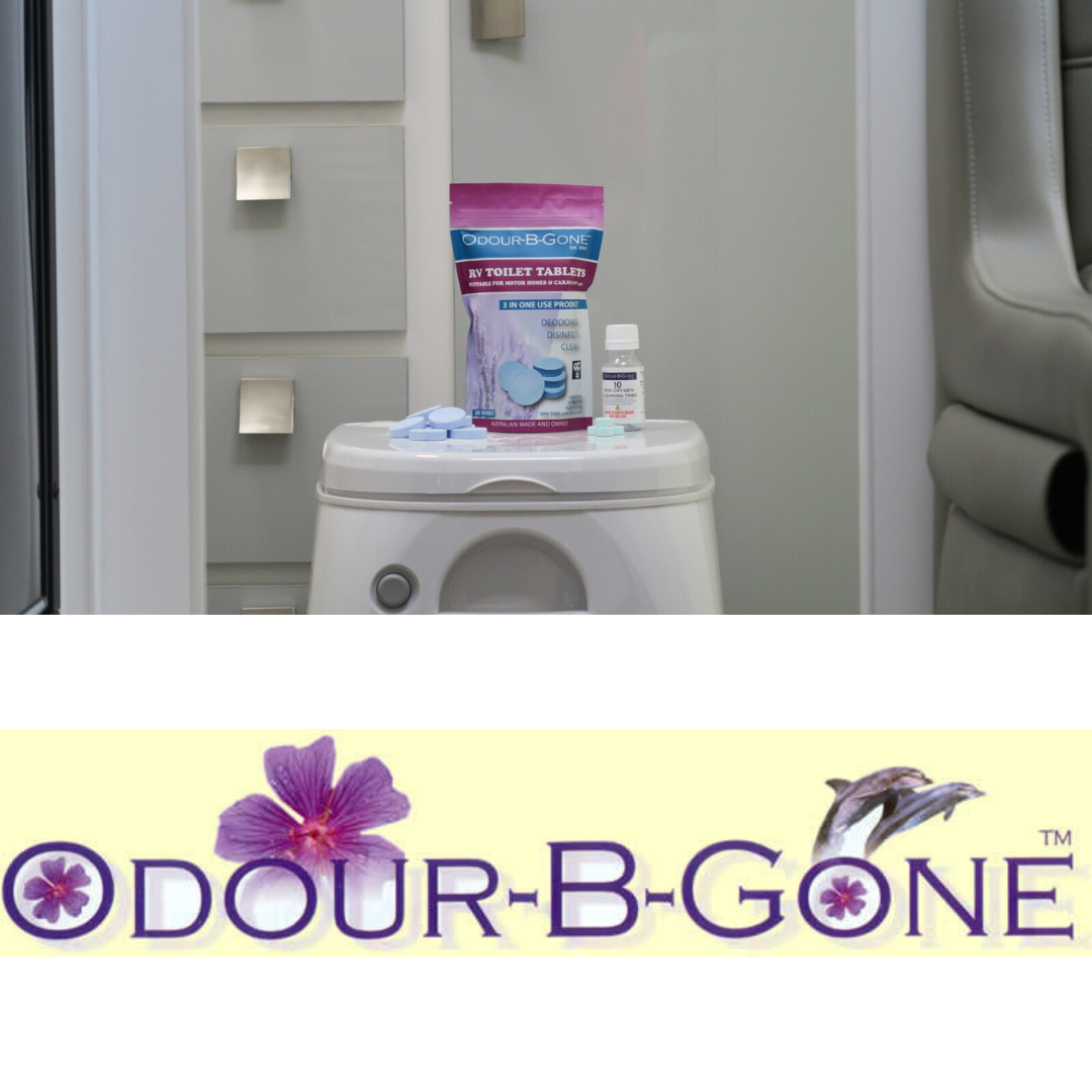 Odour B Gone 25 RV Toilet Tablets and Mini Oxygen Tabs – Cassette Toilet Freshness Solution