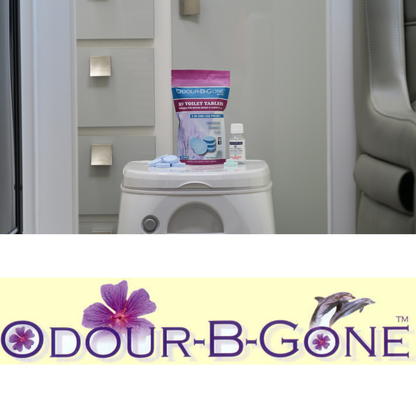 Odour B Gone 25 RV Toilet Tablets and Mini Oxygen Tabs – Cassette Toilet Freshness Solution