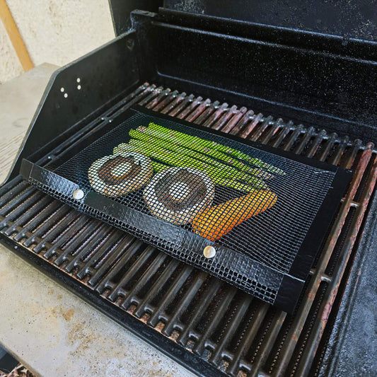 Non-stick RV BBQ grill pouch 40 × 27cm for vegetables, meat and seafood