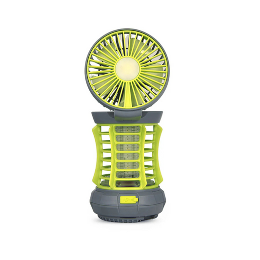 Mosquito Zapper & Fan Lantern with built-in fan and light for camping and caravanning