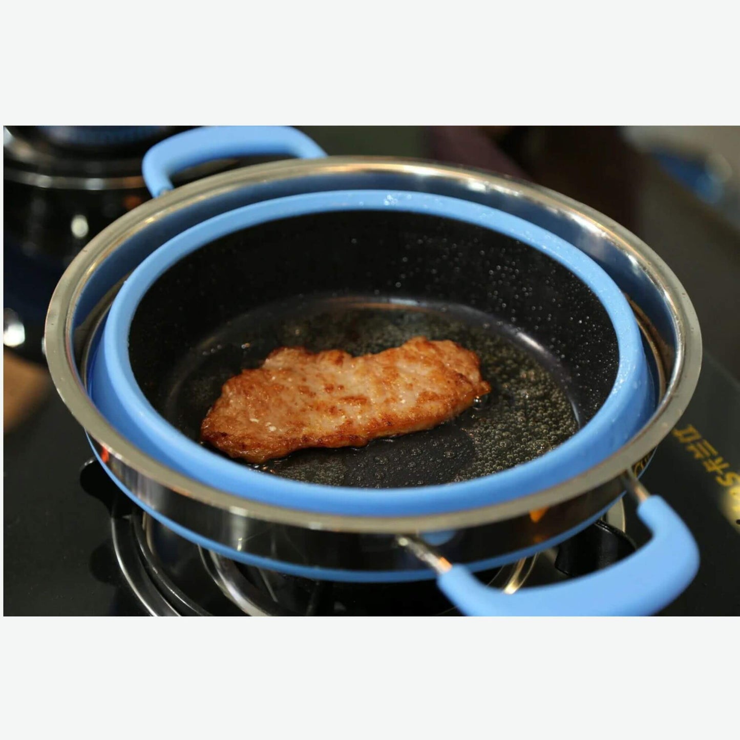 Collapsible 1.5ltr Silicone Pot Non Stick Small