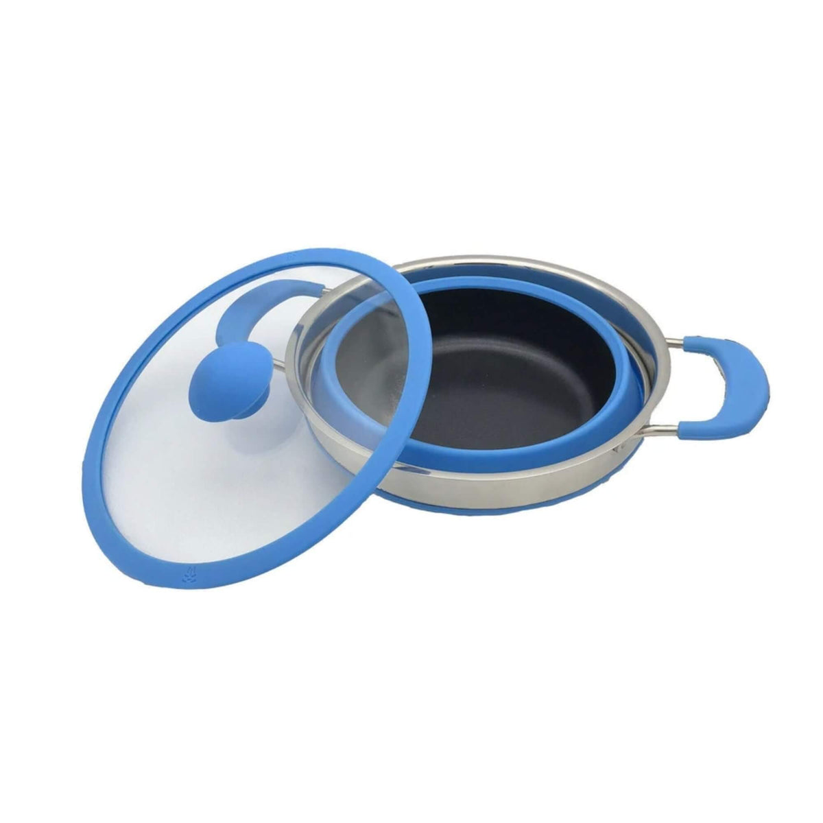 Collapsible 2.5ltr Silicone Pot Non Stick Medium