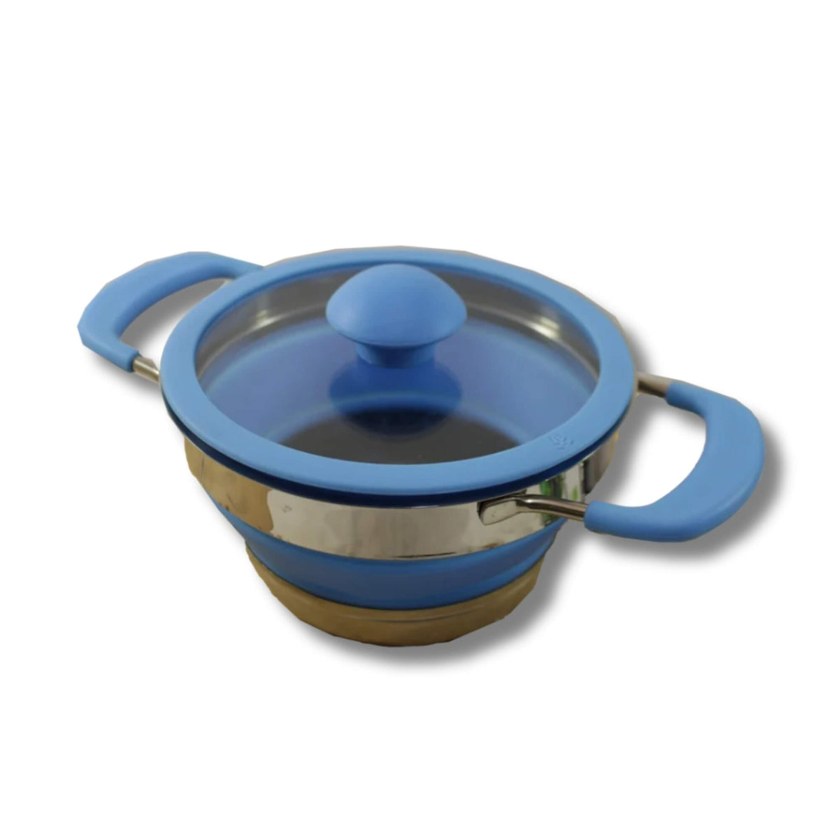 Collapsible 4ltr Silicone Pot Non Stick Large