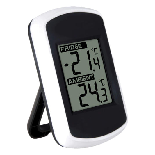 On The Road RV wireless dual temperature fridge thermometer with LCD display