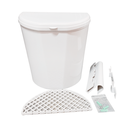 10L waste bin with mounting option for caravan, camping, kitchen, and outdoor use