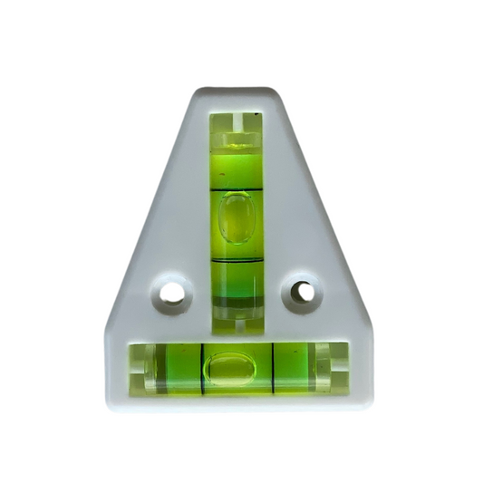 2-way level indicator triangular spirit level for caravan and trailer leveling