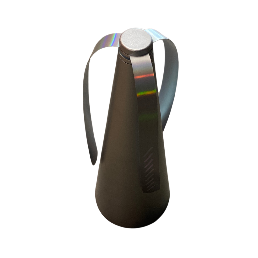 Deluxe FlyFan Guard with three rotating arms for insect protection at outdoor gatherings
