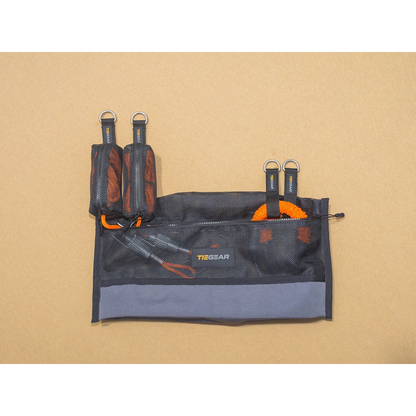 TieGear Caravan Pack 2 Pack with guy ropes, soft springs and gear bag