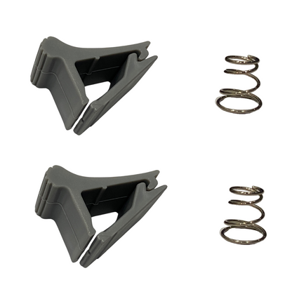 Slider catch set with 2 catches and 2 springs to suit Dometic awnings