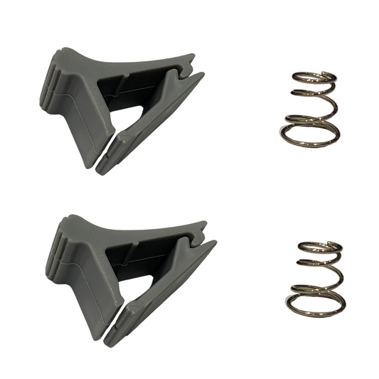 Slider catch set with 2 catches and 2 springs to suit Dometic awnings