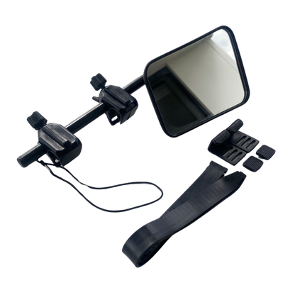 Towing mirror clip-on adjustable mirrors for caravans and trailers