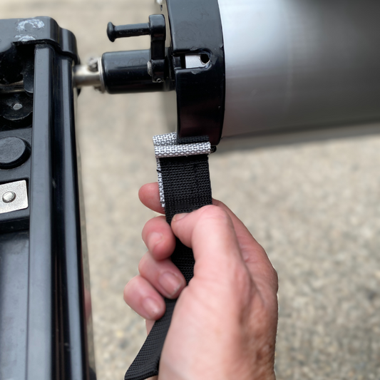 Awning tie down loop set with 6mm and 8mm sail track piping and heavy-duty loop for caravan awning stability