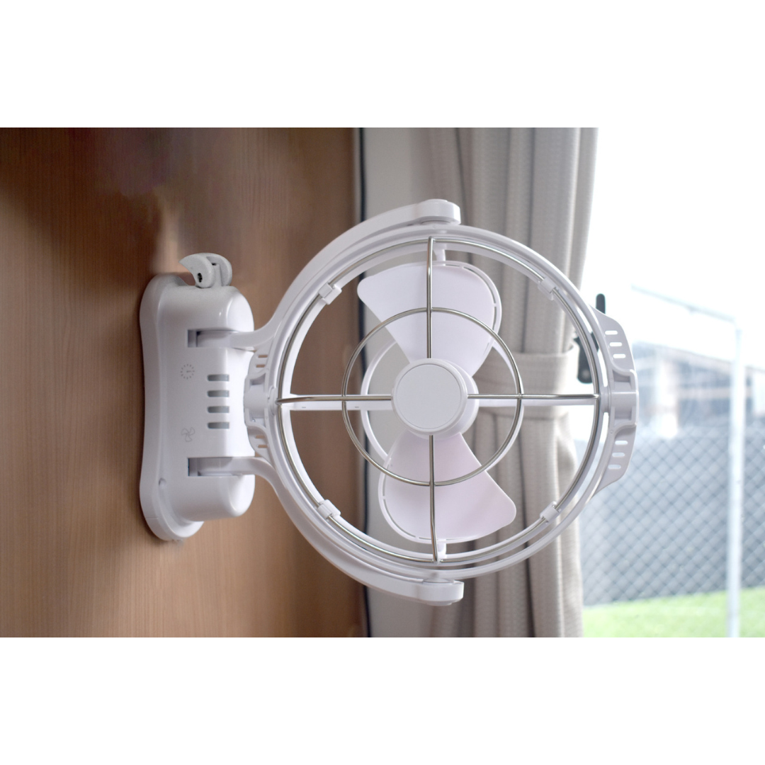 Nimbus 360° Gimbal Mounted Fan with Remote – Caravan and Boat Cooling 12V 24V